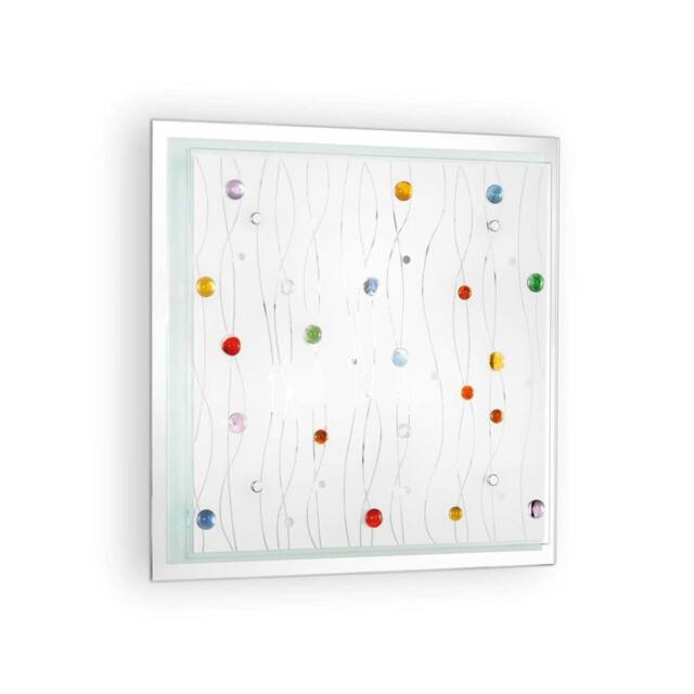 Netlighting Ocean 3 Light Indoor Large Flush Light MultiColoured E27