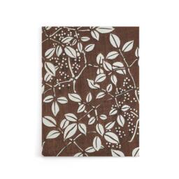 "Artery8 Tree Branch & Leaf Pattern Canvas Wall Art Print Bijutsukai in Brown - Size: W18"" x H24""" - thumbnail 1