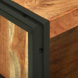 Berkfield Home Beautiful Coffee Table 120x50x38 cm Solid Wood Acacia in Brown - Size: 120 x 50 x 38 cm - thumbnail 7