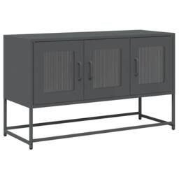 Berkfield Home TV Cabinet Anthracite 100.5x39x60.5 cm Cold-rolled Steel in Dark Grey