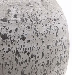 Hill Interiors Tiber Stone Ceramic Vase in Grey - thumbnail 2