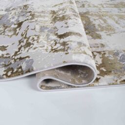 Desire Rugs Modern Styra Abstract Area Rugs Luxury for Bedroom, Living Room, & Hallway in Gold - Size: 200 cm x 290 cm - thumbnail 3