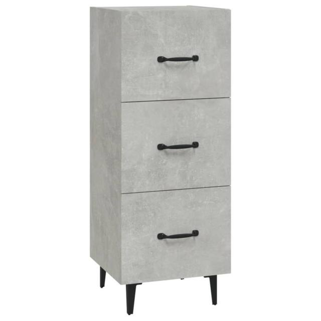 Berkfield Home Sideboard Concrete Grey 34.5x34x90 cm Engineered Wood - image 1