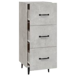 Berkfield Home Sideboard Concrete Grey 34.5x34x90 cm Engineered Wood - thumbnail 6