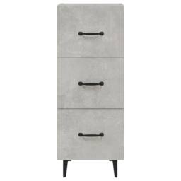 Berkfield Home Sideboard Concrete Grey 34.5x34x90 cm Engineered Wood - thumbnail 5