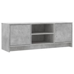 Berkfield Home TV Cabinet Concrete Grey 102x30x37.5 cm Engineered Wood - thumbnail 2