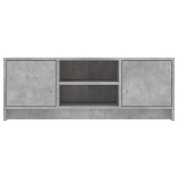 Berkfield Home TV Cabinet Concrete Grey 102x30x37.5 cm Engineered Wood - thumbnail 5