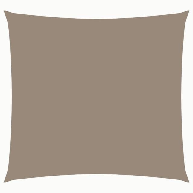 Berkfield Home Sunshade Sail Oxford Fabric Square 7x7 m Taupe - image 1