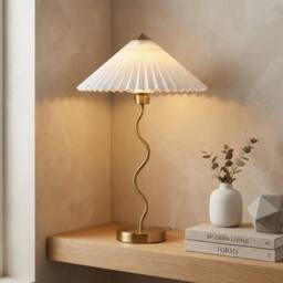 Garden Greatness Relica Satin Pointed Table Lamp in Cool White - thumbnail 1
