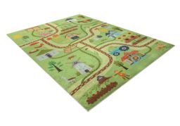 RugsX Bambino Rug in Green - Size: 200 cm x 290 cm - thumbnail 3