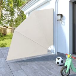 Berkfield Home Collapsible Balcony Side Awning Cream 210x210 cm - thumbnail 8