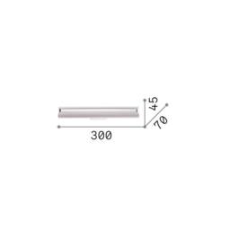 Netlighting Dorica Integrated LED Wall Lamp Blue 930lm 3000K - thumbnail 2
