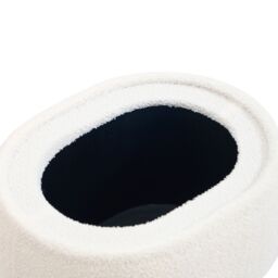 Nordlys Pouf de Salon Coffee Table with Storage Wood in White - thumbnail 8
