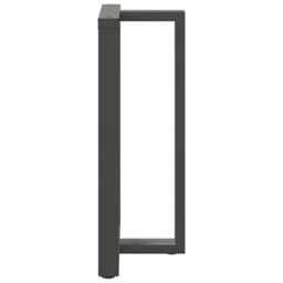 Berkfield Home Bar Table Legs T-Shaped¬†2 pcs Anthracite 60x35x(100-101) cm Steel in Black - thumbnail 5