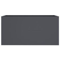 Berkfield Home Planter Anthracite 62x30x29 cm Steel in Dark Grey - Size: 62 x 30 x 29 cm - thumbnail 5