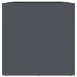 Berkfield Home Planter Anthracite 62x30x29 cm Steel in Dark Grey - Size: 62 x 30 x 29 cm - thumbnail 6