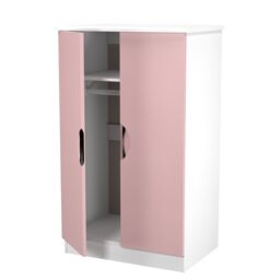 Ready Assembled 2 U Holborn 2 Door Midi Robe (Ready Assembled) in Dusty Pink - Size: Large - thumbnail 5