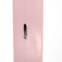 Ready Assembled 2 U Holborn 2 Door Midi Robe (Ready Assembled) in Dusty Pink - Size: Large - thumbnail 4