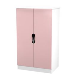 Ready Assembled 2 U Holborn 2 Door Midi Robe (Ready Assembled) in Dusty Pink - Size: Large - thumbnail 3