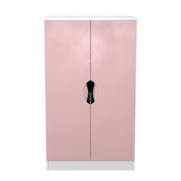 Ready Assembled 2 U Holborn 2 Door Midi Robe (Ready Assembled) in Dusty Pink - Size: Large - thumbnail 1