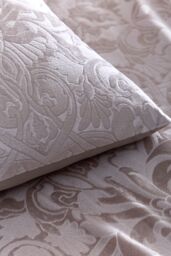 Laurence Llewelyn-Bowen 'Festivo' Ornamental Tile Print Velvet Filled Cushion in Black - Size: 55 cm x 55 cm - thumbnail 3