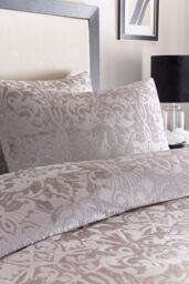 Laurence Llewelyn-Bowen 'Festivo' Ornamental Tile Print Velvet Filled Cushion in Black - Size: 55 cm x 55 cm - thumbnail 2