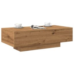 Berkfield Home Coffee Table Artisan Oak 100x49.5x31 cm Engineered Wood in Brown - thumbnail 1