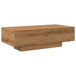 Berkfield Home Coffee Table Artisan Oak 100x49.5x31 cm Engineered Wood in Brown - thumbnail 2