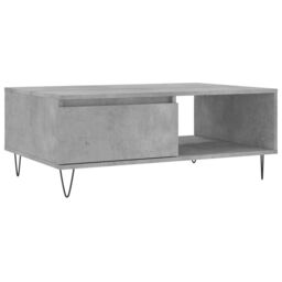 Berkfield Home Coffee Table Concrete Grey 90x60x35 cm Engineered Wood - Size: 90 x 60 x 35 cm - thumbnail 2