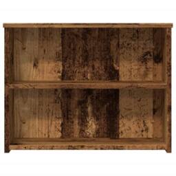 Berkfield Home Decorative Coffee Table Old Wood 102x55x42 cm Engineered Wood in Brown - Size: 102 x 55 x 42 cm - thumbnail 5