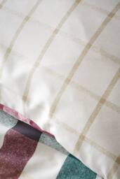 Catherine Lansfield 'Autumn Check' Reversible Duvet Cover Set - Size: King - thumbnail 4