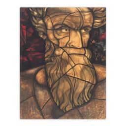 Artery8 Richard Roland Holst Framed Wall Art St Matthew Stained Glass Design - Size: A4 - thumbnail 3