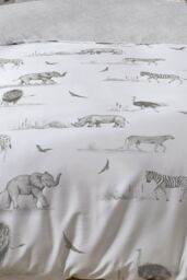 Little Knightley 'Zambezi' Elephant Childrens Polycotton Duvet Cover Set - Size: Double - thumbnail 3