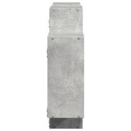 Berkfield Home Wall Shelf Concrete Grey 159x18x65 cm Engineered Wood - Size: 159 x 18 x 65 cm - thumbnail 5