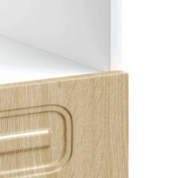 Berkfield Home Oven Cabinet Kalmar Sonoma Oak Engineered Wood in Brown - thumbnail 8