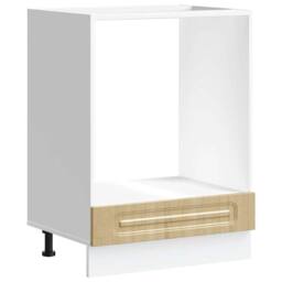 Berkfield Home Oven Cabinet Kalmar Sonoma Oak Engineered Wood in Brown - thumbnail 3