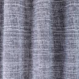 Portfolio Home Maine Geometric Abstract Fully Lined Eyelet Curtain Set 2 Panel Pair in Grey - Size: 229 cm width x 229 cm drop - thumbnail 2