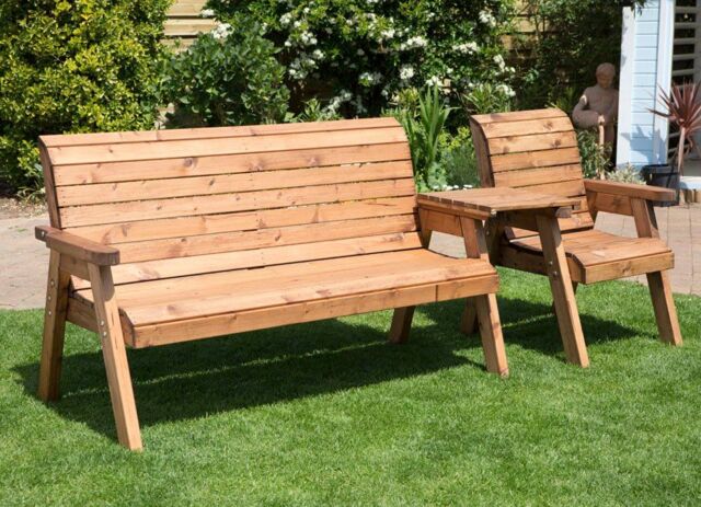 Charles Taylor Trading 4 Seater Companion Set (straight) in Brown