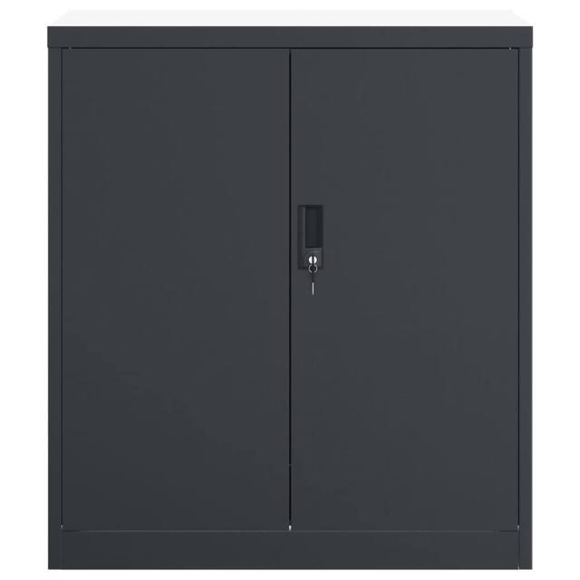 Berkfield Home Durable File Cabinet Anthracite 79x40x90 cm Steel in Dark Grey - Size: 79 x 40 x 90 cm - image 1
