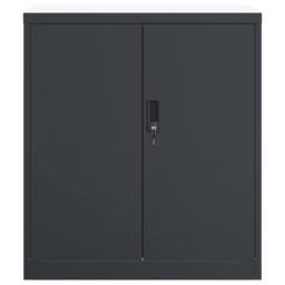 Berkfield Home Durable File Cabinet Anthracite 79x40x90 cm Steel in Dark Grey - Size: 79 x 40 x 90 cm - thumbnail 1