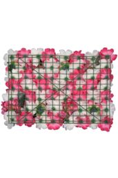 Neel Blue Decorative Artificial Flower Wall Panel Wedding Photo Background in Fuchsia - thumbnail 3