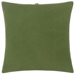 Furn Dakkota 100% Cotton Tufted Cushion in Green - Size: 45 cm x 45 cm - thumbnail 2
