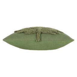 Furn Dakkota 100% Cotton Tufted Cushion in Green - Size: 45 cm x 45 cm - thumbnail 3