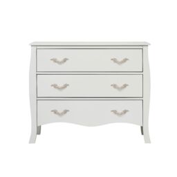 Melody Maison Large 3 Drawer Chest Of Drawers - Elizabeth Ivory Range - thumbnail 1