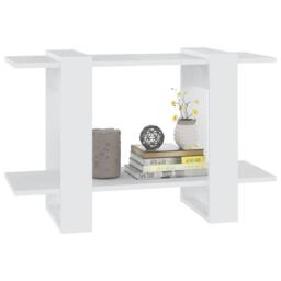 Berkfield Home Classic Book Cabinet/Room Divider White 80x30x51 cm - Size: 80 x 30 x 51 cm - thumbnail 4
