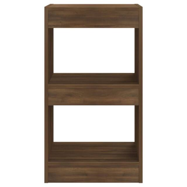 Berkfield Home Classic Book Cabinet/Room Divider Brown Oak 40x30x72 cm - Size: 40 x 30 x 72 cm - image 1