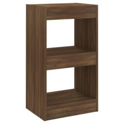 Berkfield Home Classic Book Cabinet/Room Divider Brown Oak 40x30x72 cm - Size: 40 x 30 x 72 cm - thumbnail 3