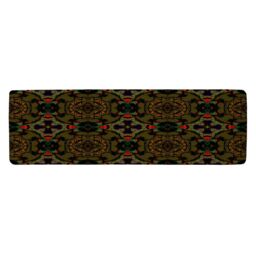 Benjamin Tate Design Pakistan Mosaic Paint Runner Rug in Natural - Size: 67 cm x 230 cm - thumbnail 1