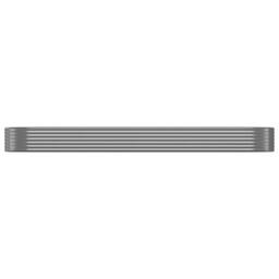 Berkfield Home Garden Raised Bed Powder-coated Steel 396x100x36 cm Anthracite in Dark Grey - Size: 396 x 100 x 36 cm - thumbnail 1