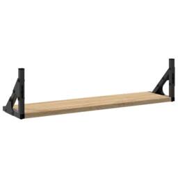 Berkfield Home Beautiful Wall Shelves 2 pcs Sonoma Oak 60x15x15.5 cm in Light Brown - thumbnail 7